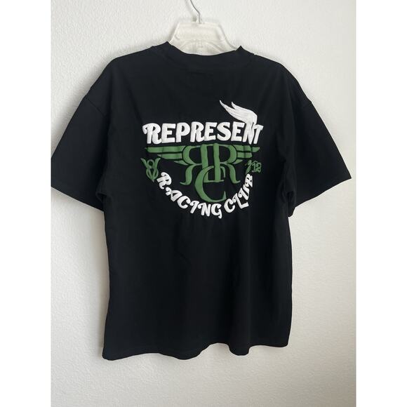 Represent Racing Club Black T-Shirt Size X-Large | Streetwear Graphic Tee - Picture 1 of 11